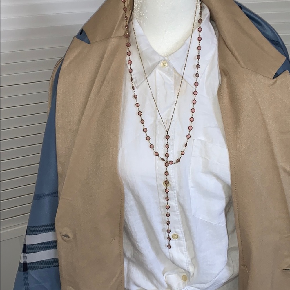 Long layered necklace